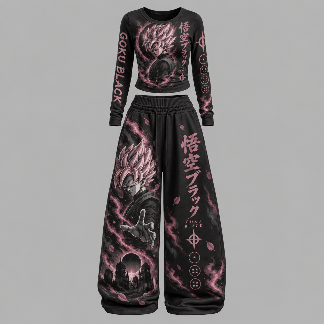 Dragon Ball Z Long-Sleeved Double-Layer Stretch Pants Set