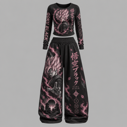 Dragon Ball Z Long-Sleeved Double-Layer Stretch Pants Set