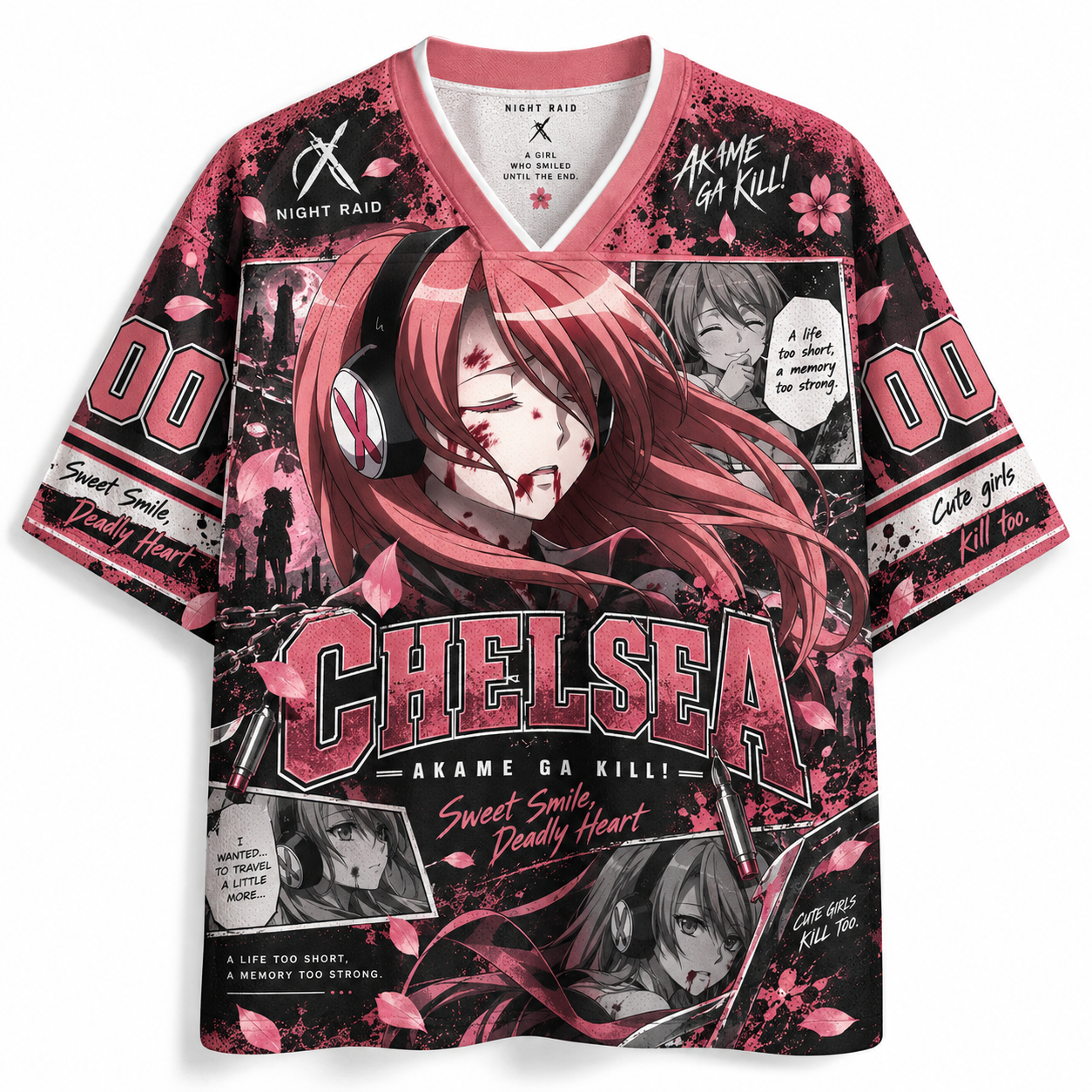Akame Ga Kill Anime Football Jersey