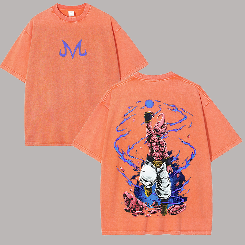 Dragon Ball Printed Unisex Washed T-Shirt