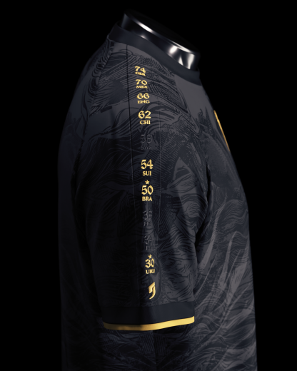 Uruguay Heritage Jersey (2026WC Edition) - Black
