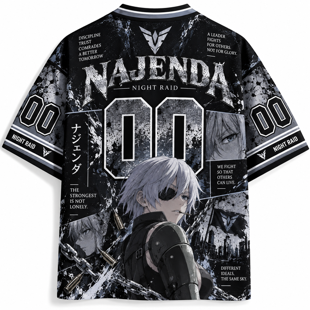 Akame Ga Kill Anime Football Jersey