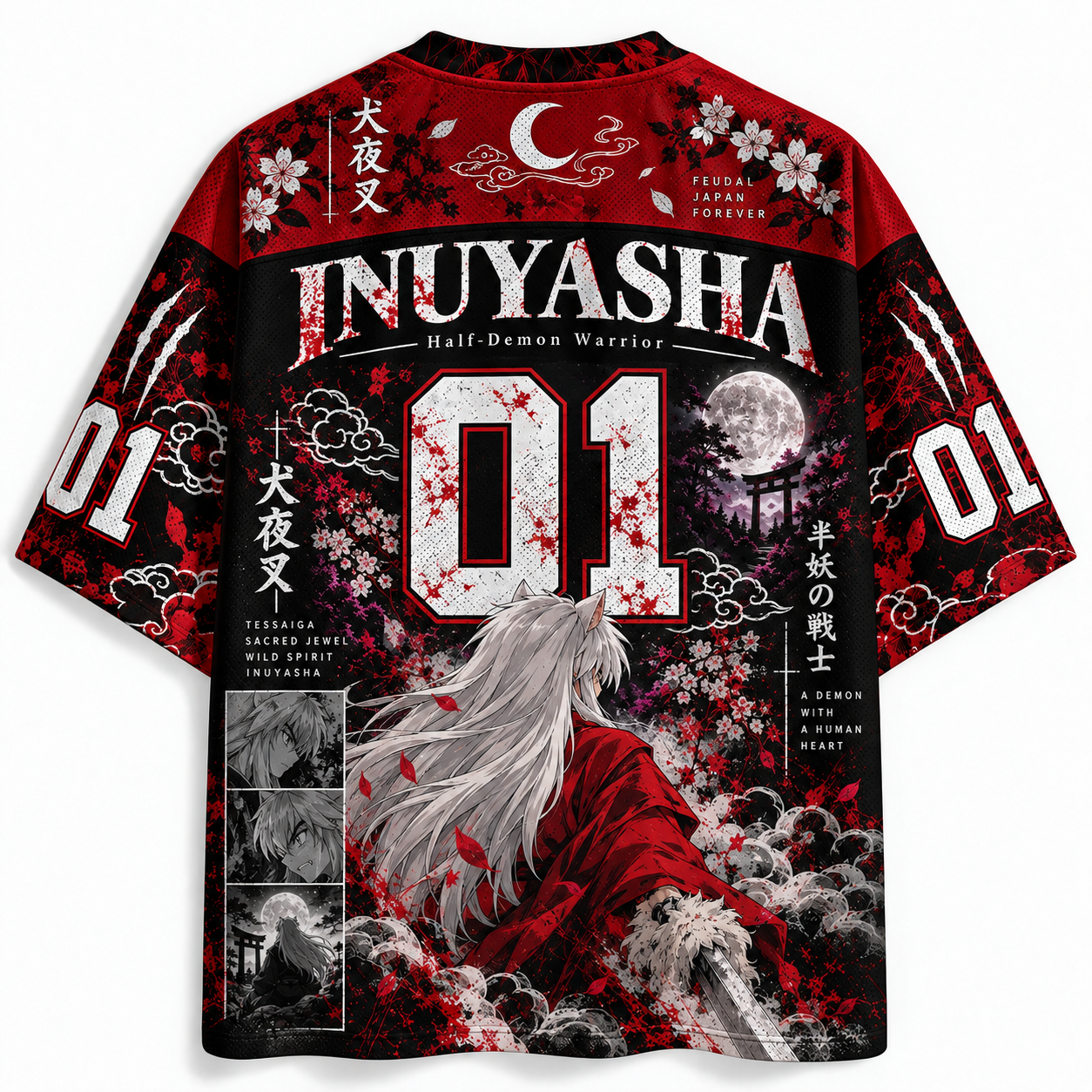 Inuyasha Anime Football Jersey