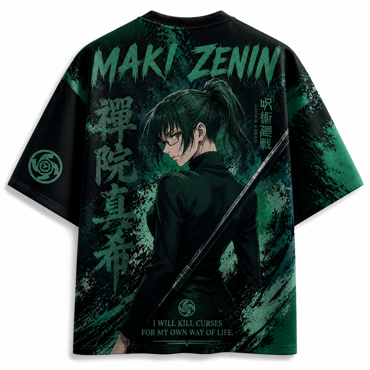 Maki Zenin Jujutsu Kaisen Anime Jersey