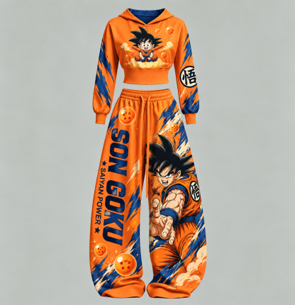 Dragon Ball Z Goku Slim-Fit Sweatshirt Set