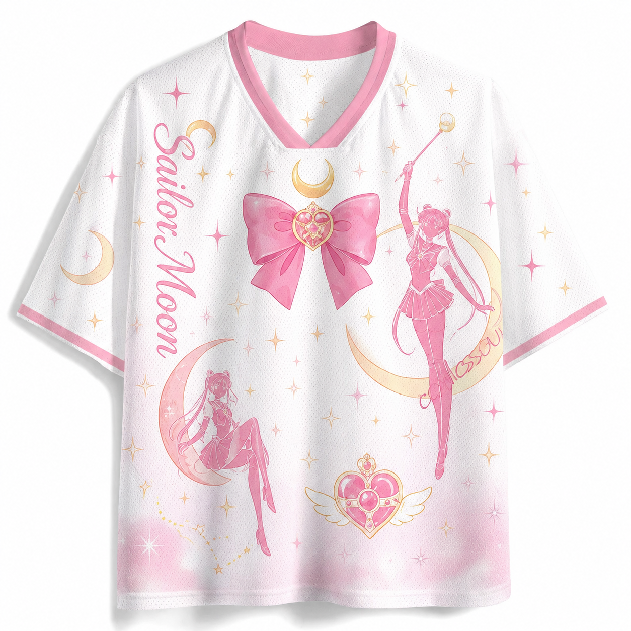 Sailor Moon Anime Football T-shirt Jersey 