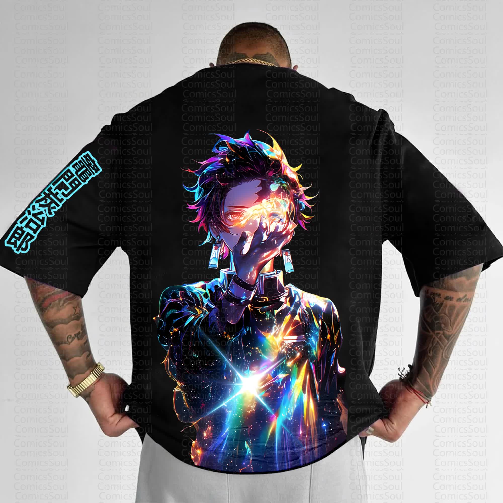 Demon Slayer Unisex Anime Inspired Vintage T-Shirt