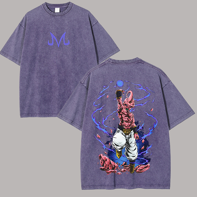 Dragon Ball Printed Unisex Washed T-Shirt