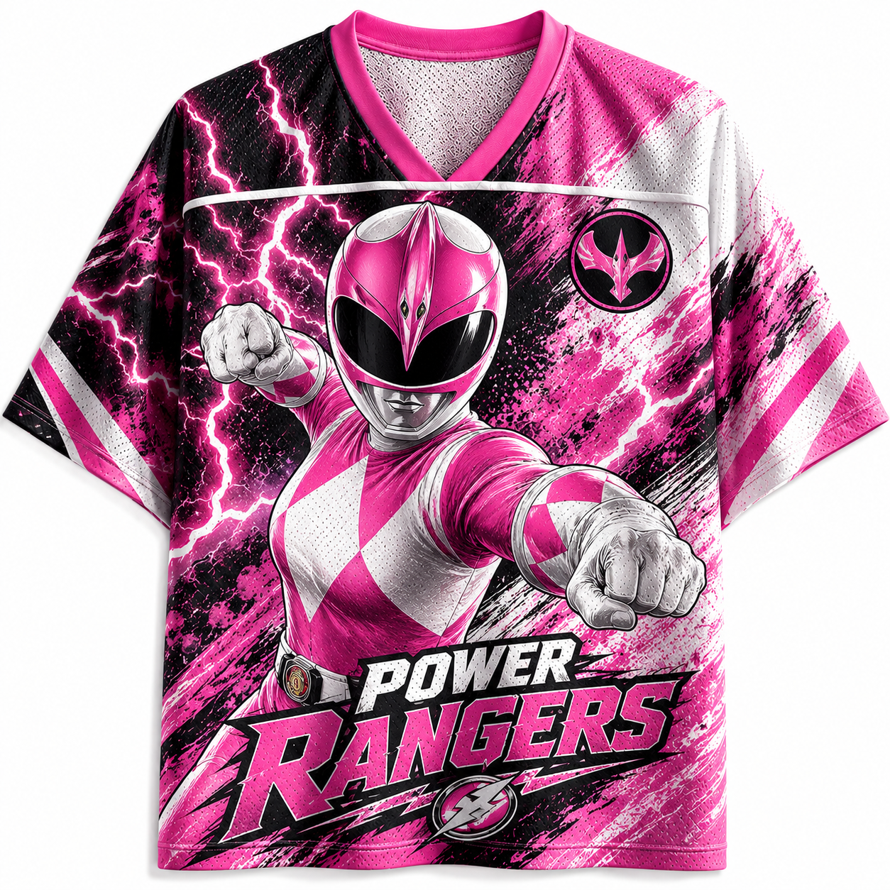 Power Ranger Pink Anime Jersey