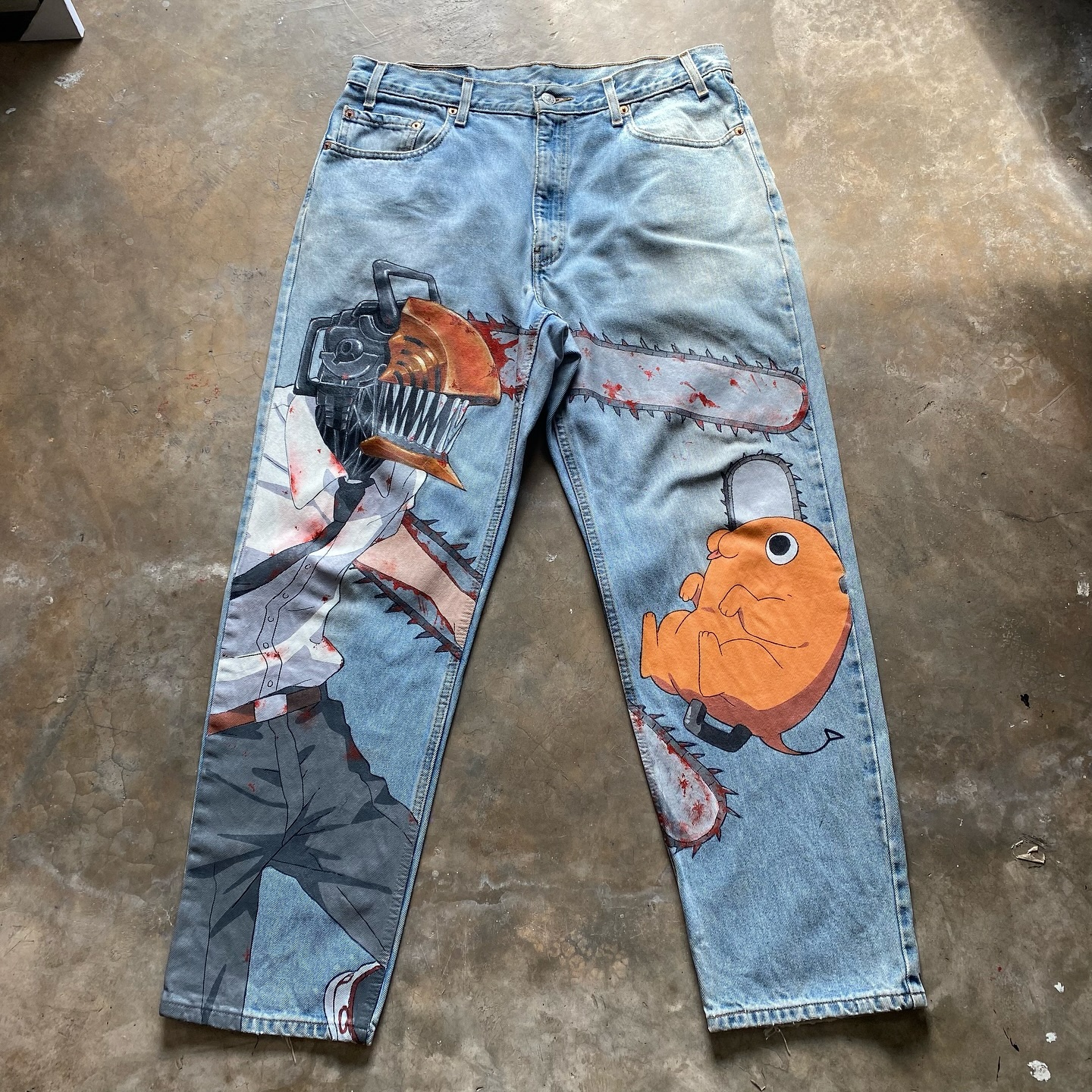 Chainsaw Man Jeans