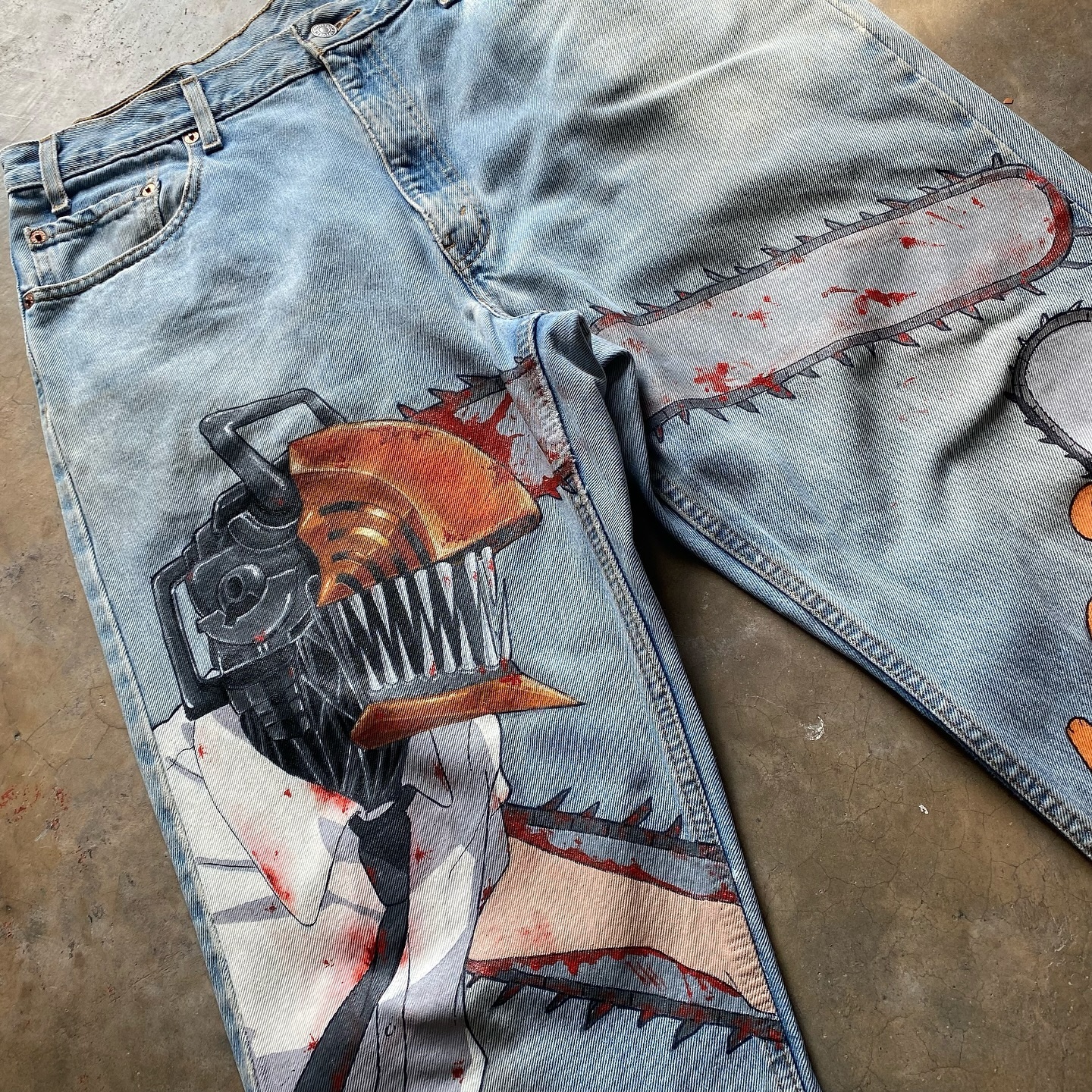 Chainsaw Man Jeans