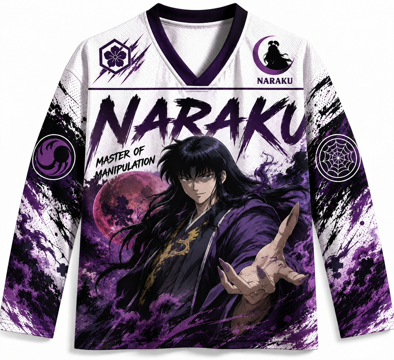 Inuyasha Unisex Anime Football  Long-sleeveless Jersey