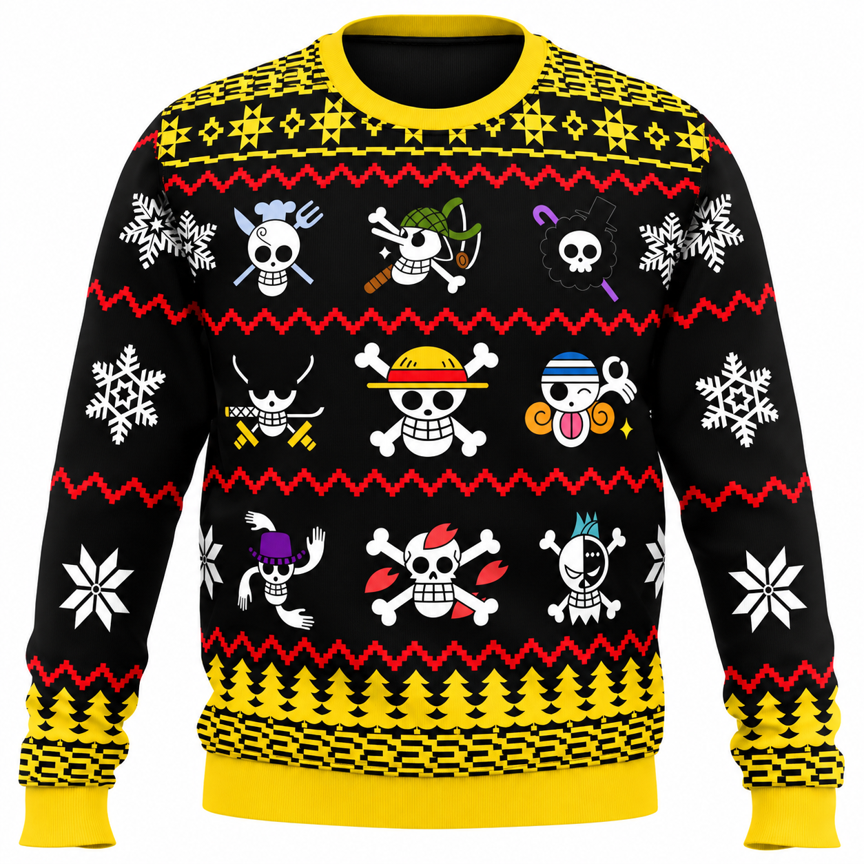 One Piece One Piece Flags Ugly Christmas Sweater