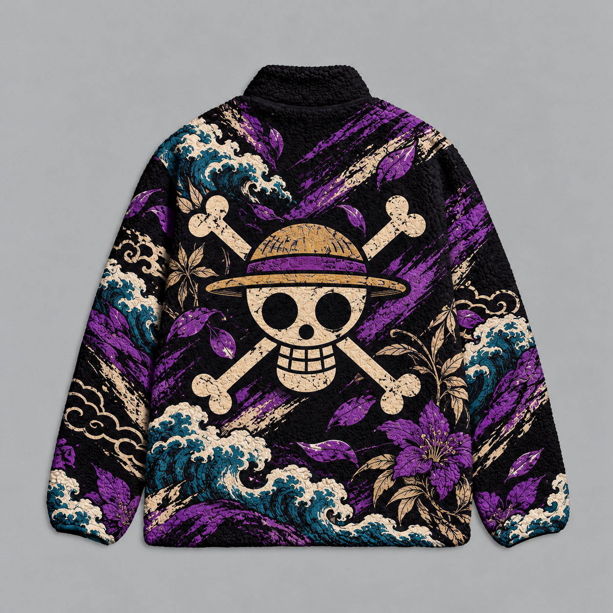 One Piece Robin Sherpa Jacket | Anime