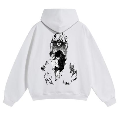  Unisex Vintage Washed cotton Hoodies | Solo Leveling 