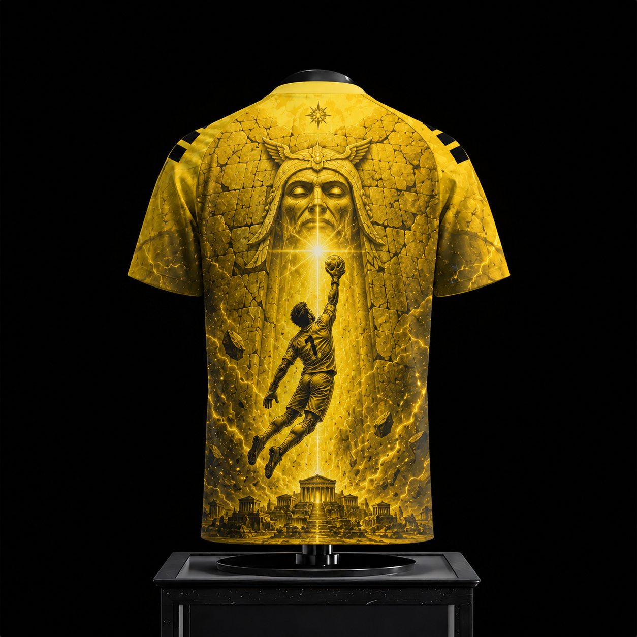 Vozinha "Wailing Wall" design Cabo Verde(Cape Verde) Greatness  jersey (2026WC Edition)