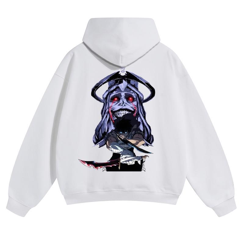  Unisex Vintage Washed cotton Hoodies | Solo Leveling 