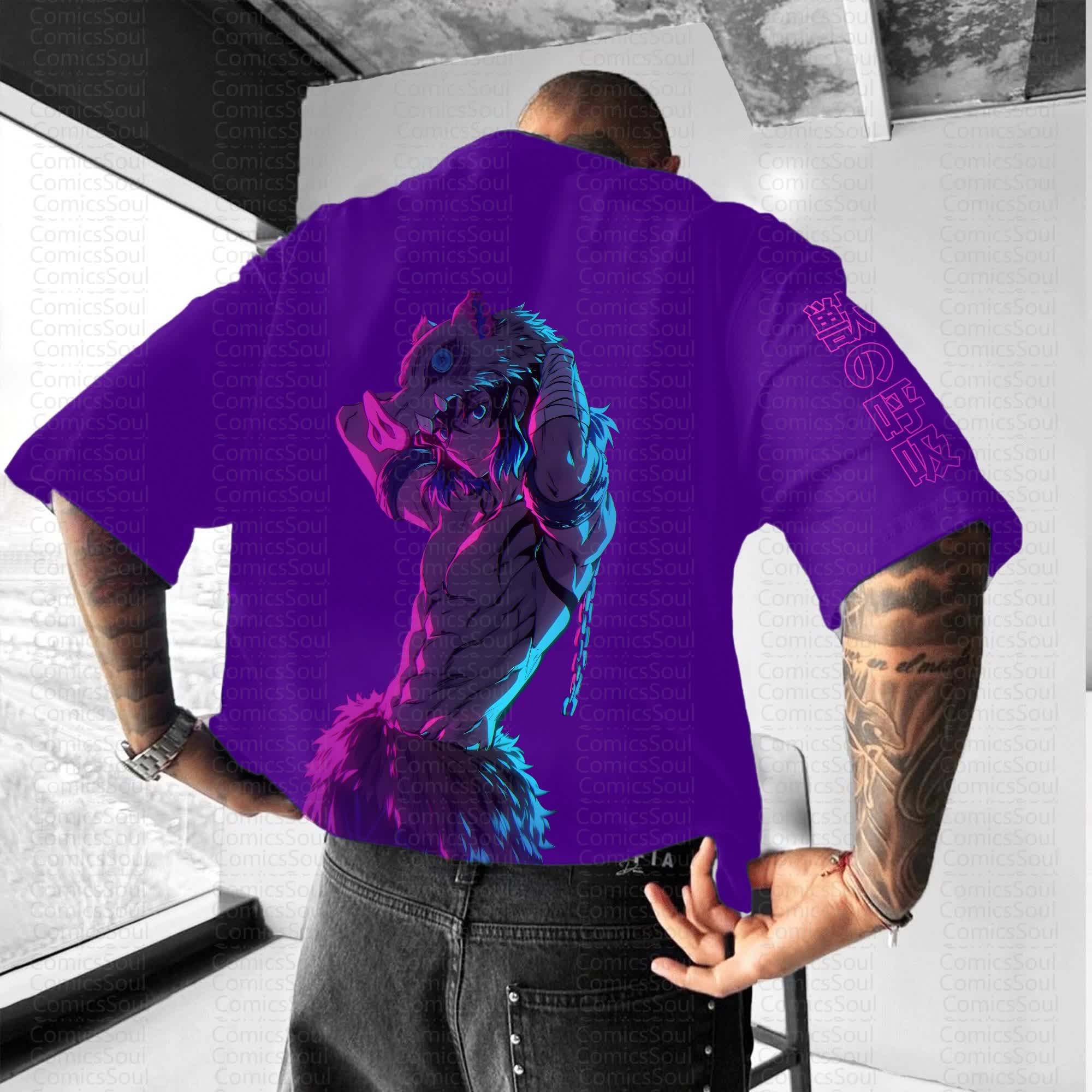 Demon Slayer Unisex Anime Inspired Vintage T-Shirt
