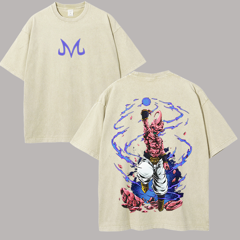 Dragon Ball Printed Unisex Washed T-Shirt