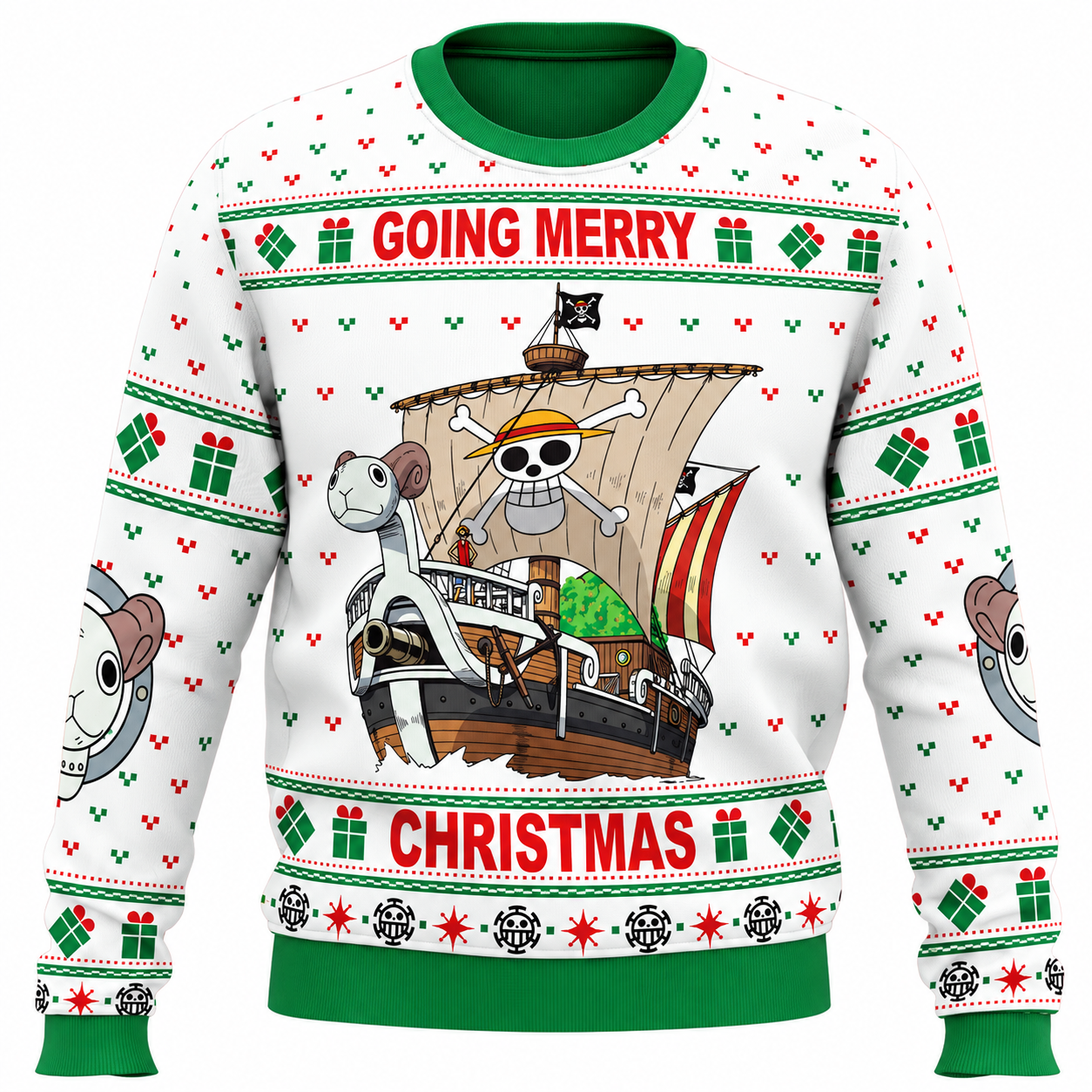 Going Merry Christmas One Piece Ugly Christmas Sweater