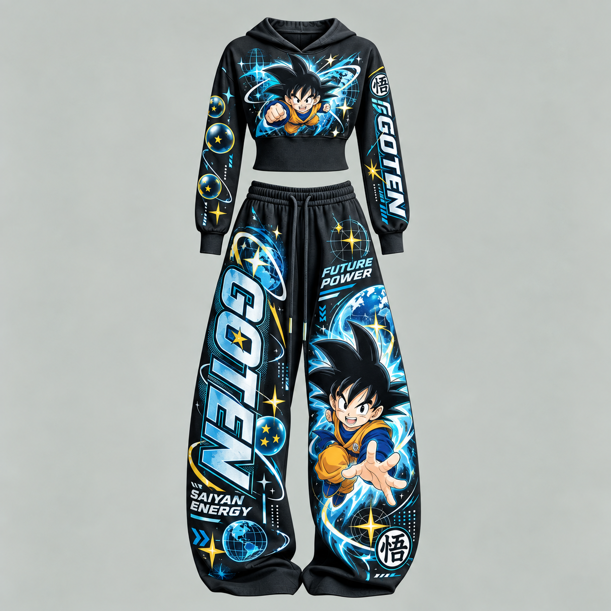 Dragon Ball Z  Slim-Fit Sweatshirt Set