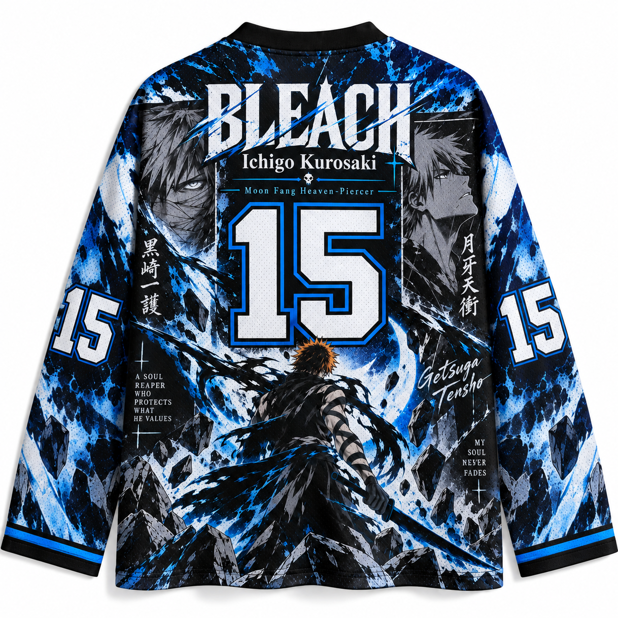 Bleach Unisex Anime Football  Long-sleeveless Jersey