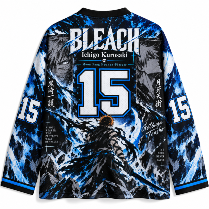Bleach Unisex Anime Football  Long-sleeveless Jersey