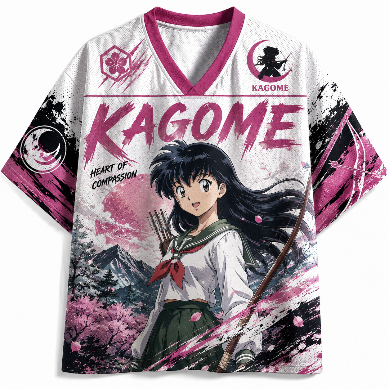 Inuyasha Higurashi Kagome Anime Football Jersey