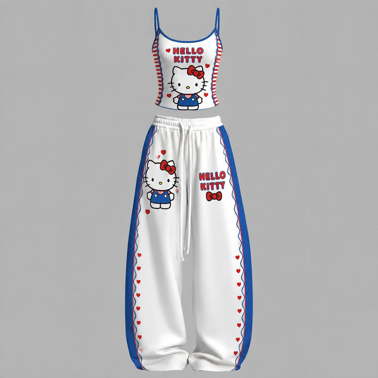 Hello Kitty Top & Elasticated Trousers Two-Piece Set