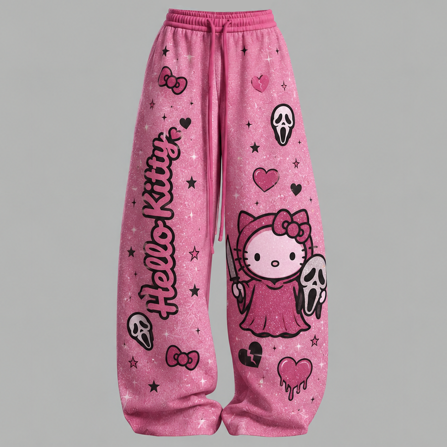 Hello Kitty Top & Elasticated Trousers Two-Piece Set