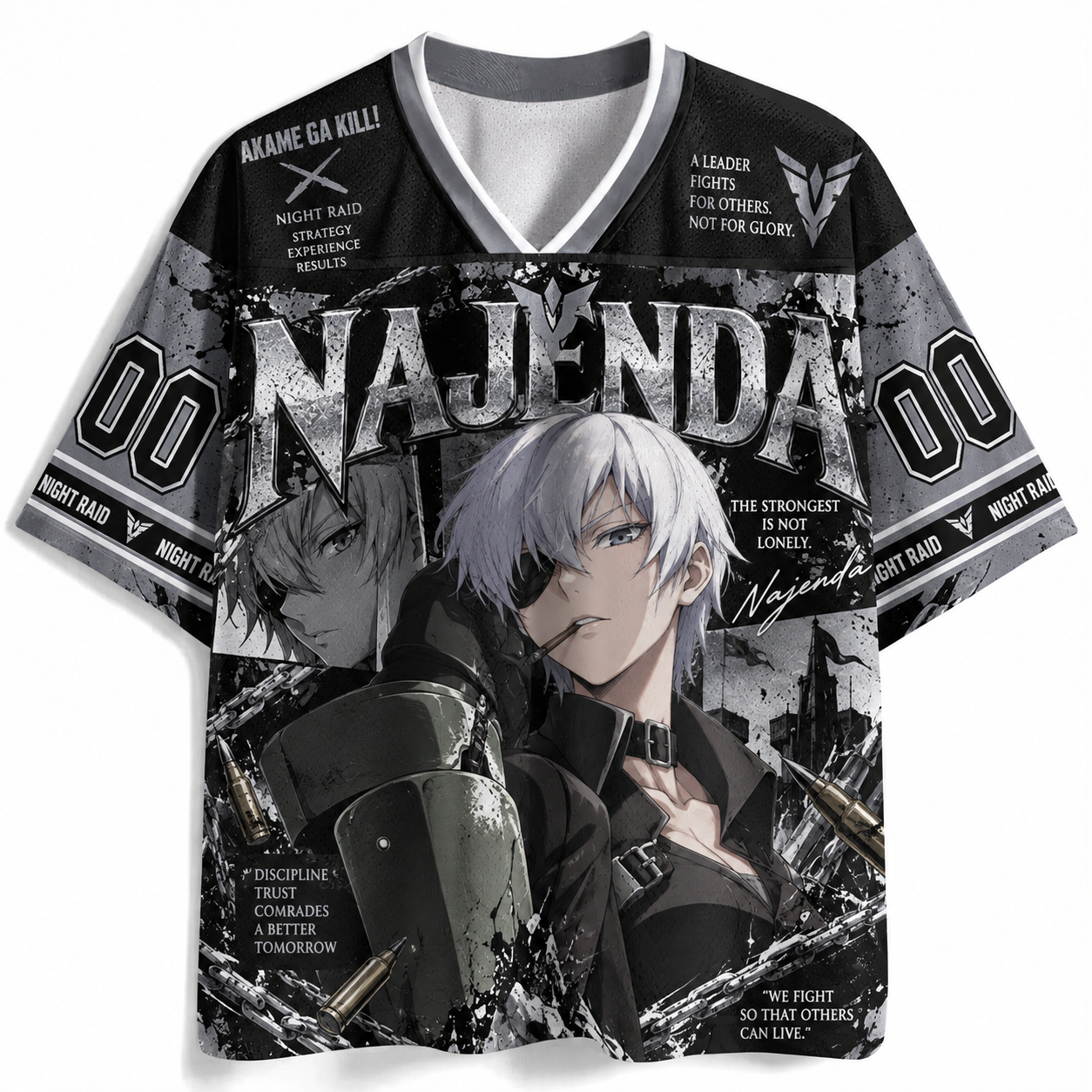 Akame Ga Kill Anime Football Jersey