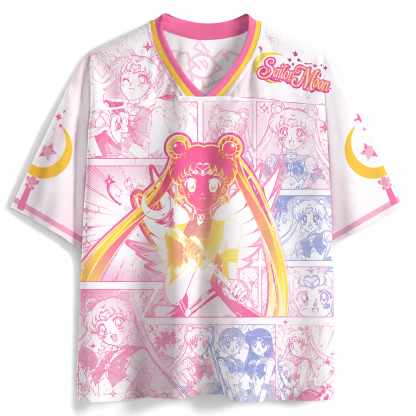 Sailor Moon Anime Football T-shirt Jersey 