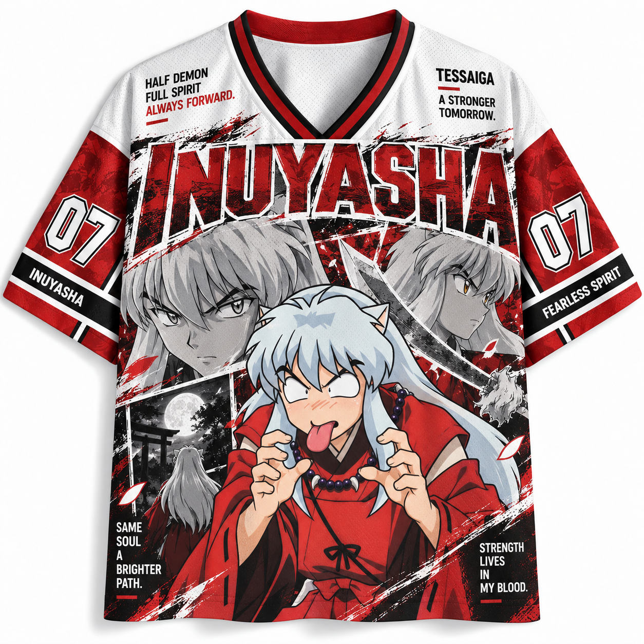 Inuyasha Anime Football Jersey