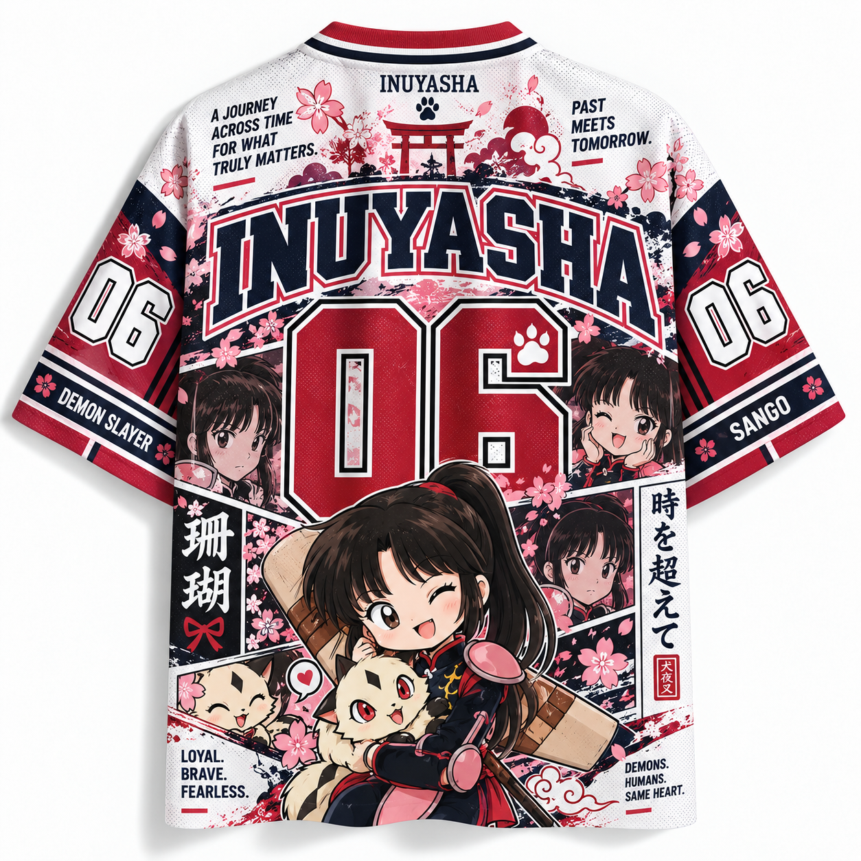 Inuyasha Anime Football Jersey