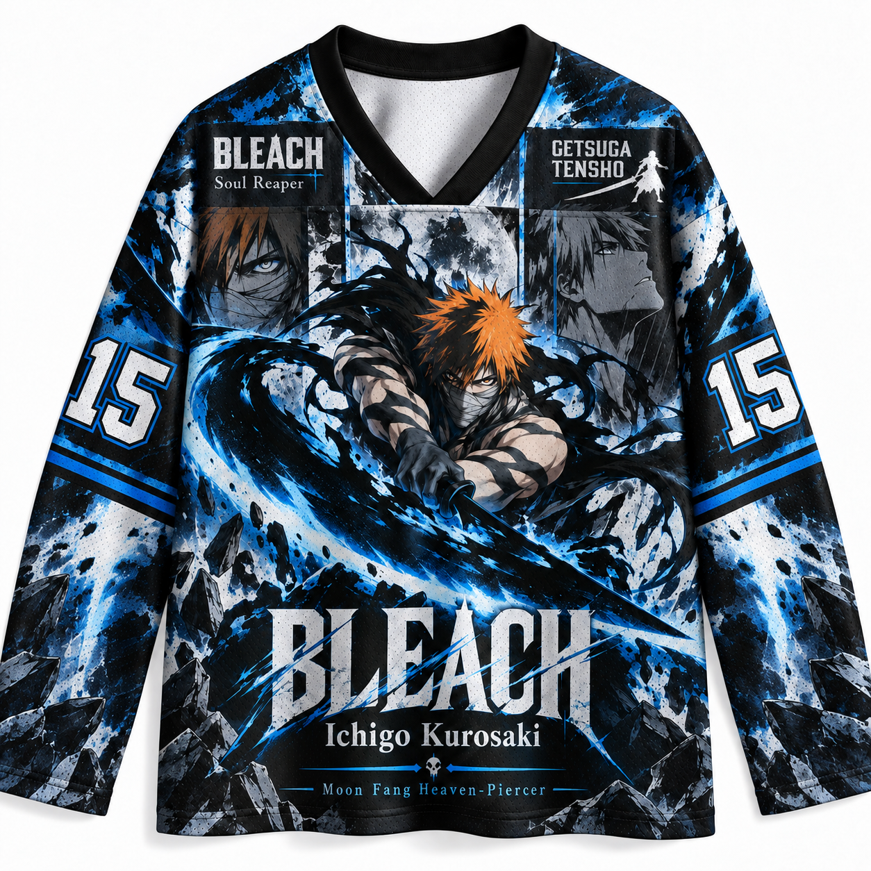 Bleach Unisex Anime Football  Long-sleeveless Jersey