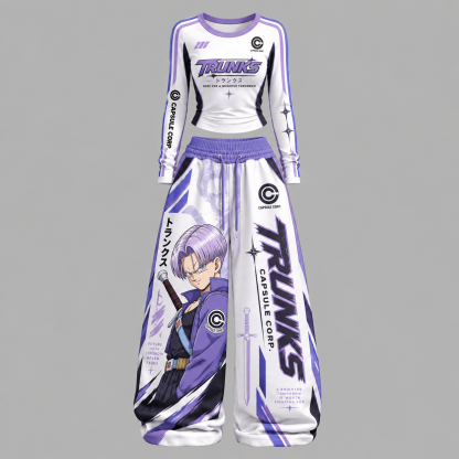 Dragon Ball Z Long-Sleeved Double-Layer Stretch Pants Set