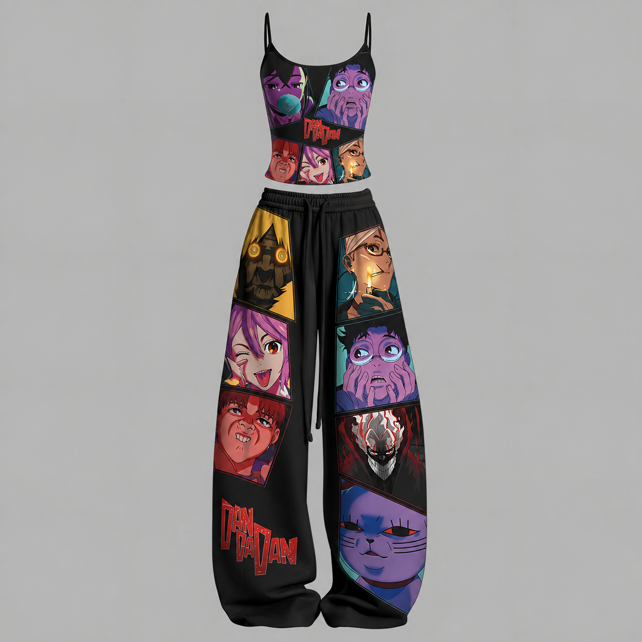 Dandadan Top & Elasticated Trousers Two-Piece Set
