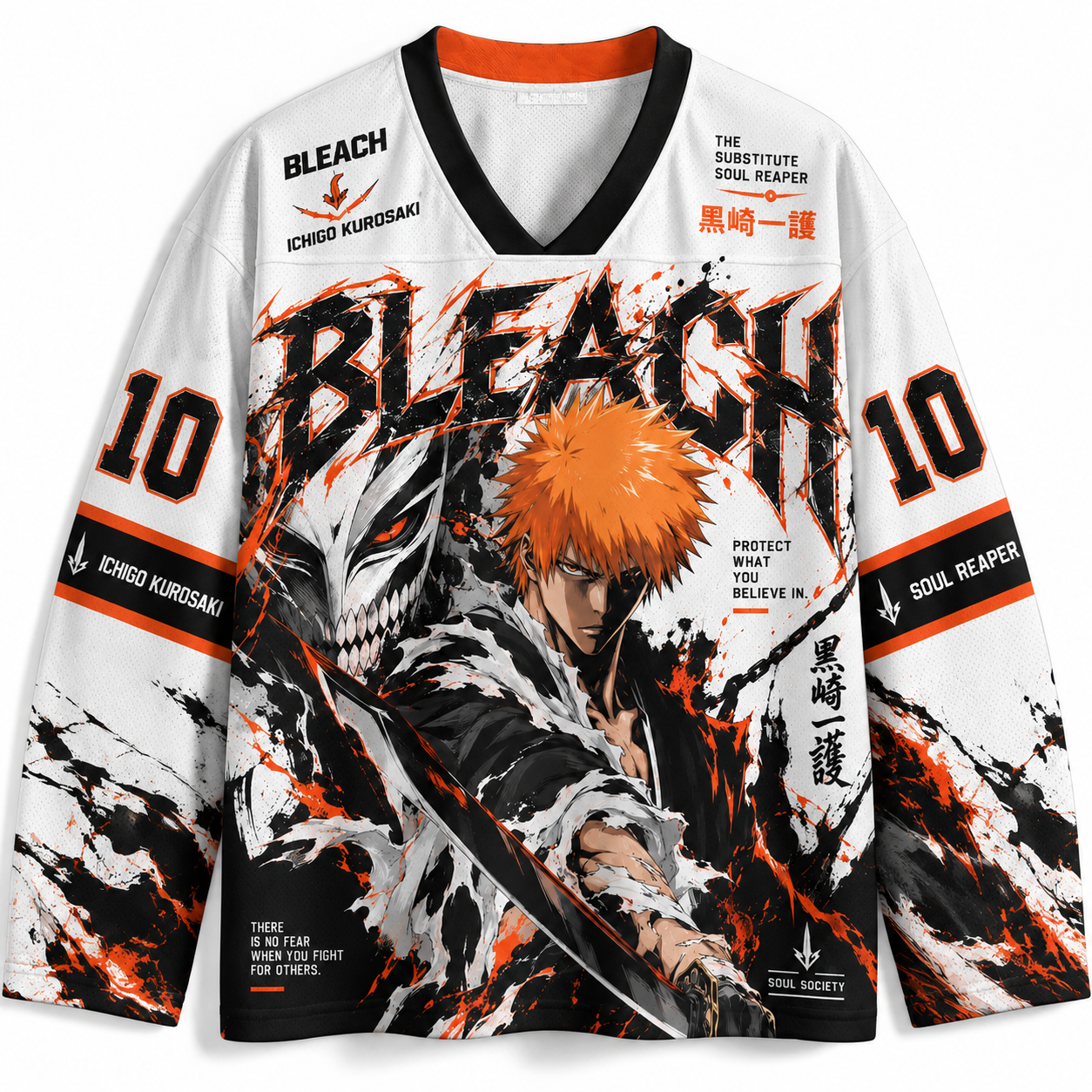 Bleach Unisex Anime Football  Long-sleeveless Jersey