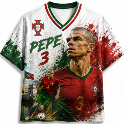 PEPE 3 Portugal 2026 World Cup Soccer Football Jersey