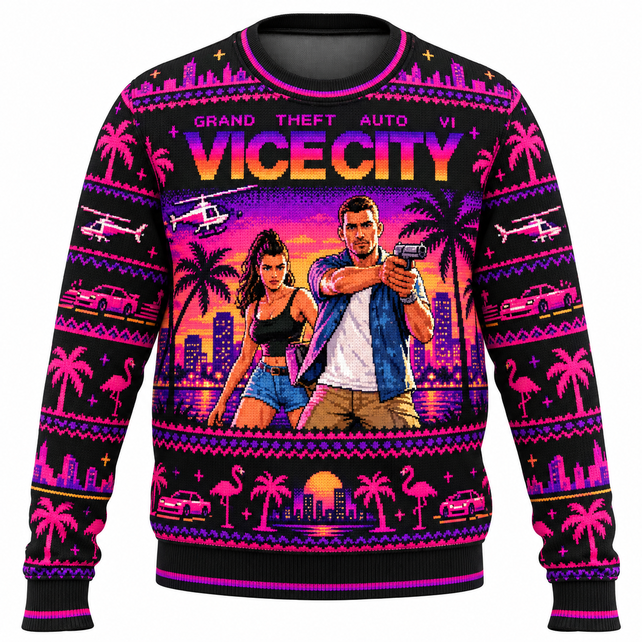 GTA 6 Ugly Christmas Sweater
