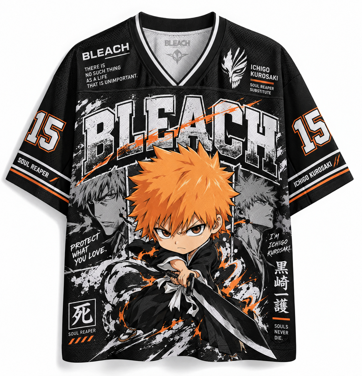 Bleach Anime Football Jersey