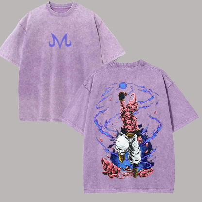 Dragon Ball Printed Unisex Washed T-Shirt