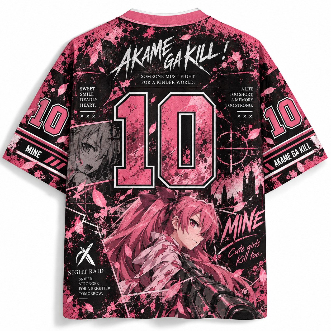 Akame Ga Kill Anime Football Jersey