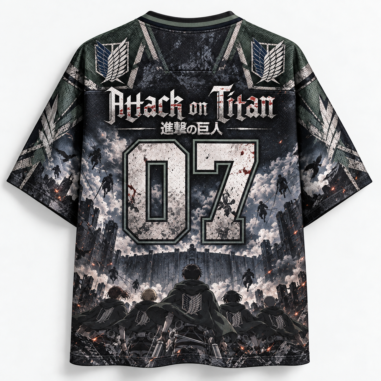 Attack On Titan Jersey Shirts
