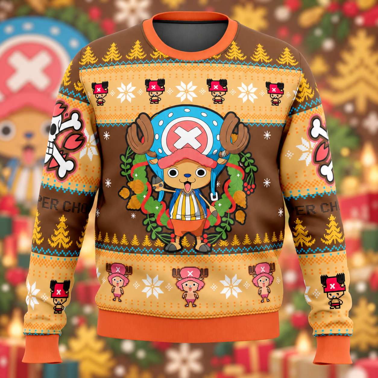 Christmas Tony Chopper One Piece Ugly Christmas Sweater