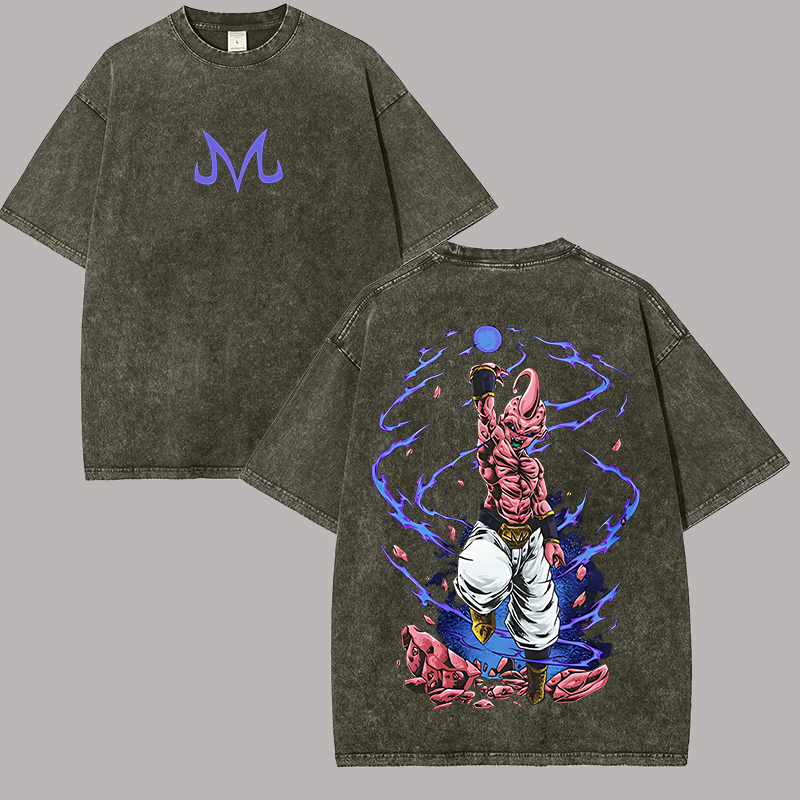 Dragon Ball Printed Unisex Washed T-Shirt