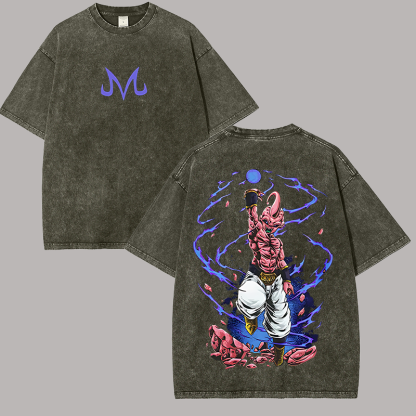 Dragon Ball Printed Unisex Washed T-Shirt