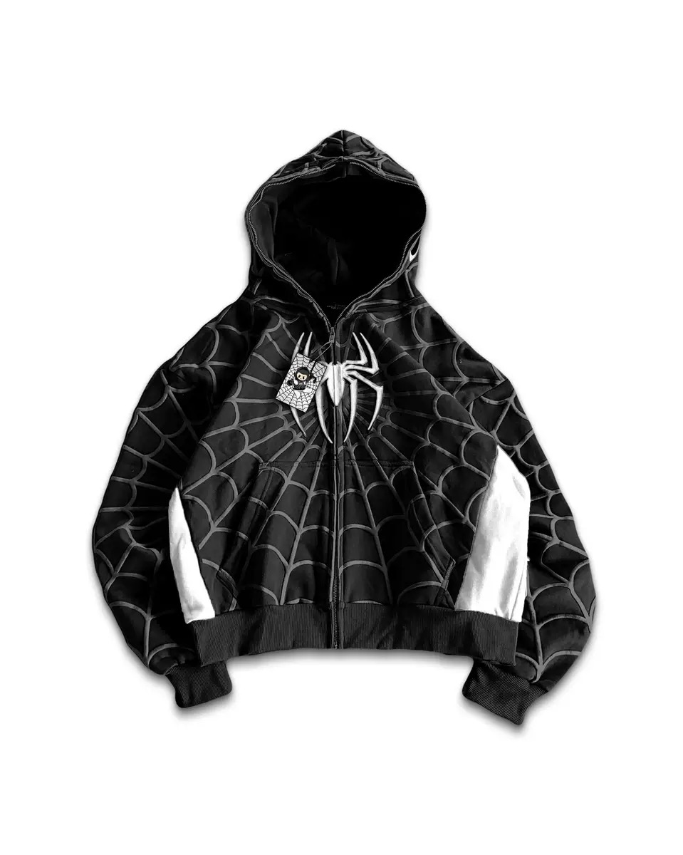 Spiderman New Eye Mask Couple Hoodies Best Material- Y2K Streetwear Zip-Up Sweatshirt for Men and Women