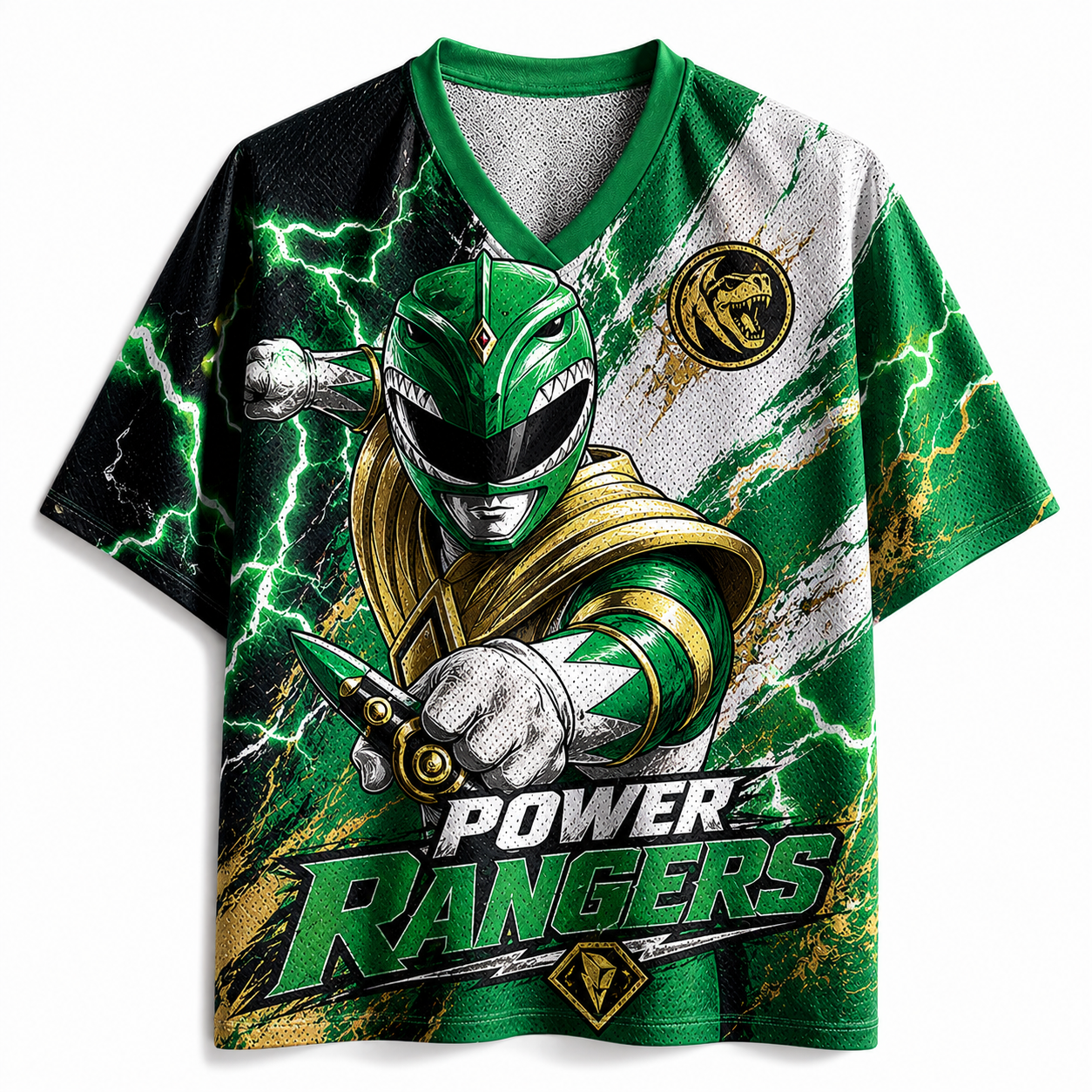 Power Ranger Green Anime Jersey