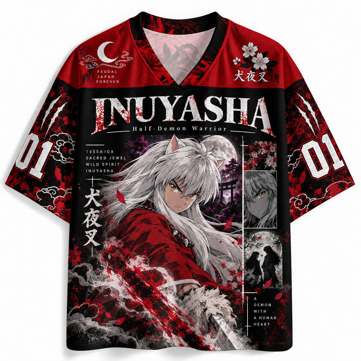 Inuyasha Anime Football Jersey